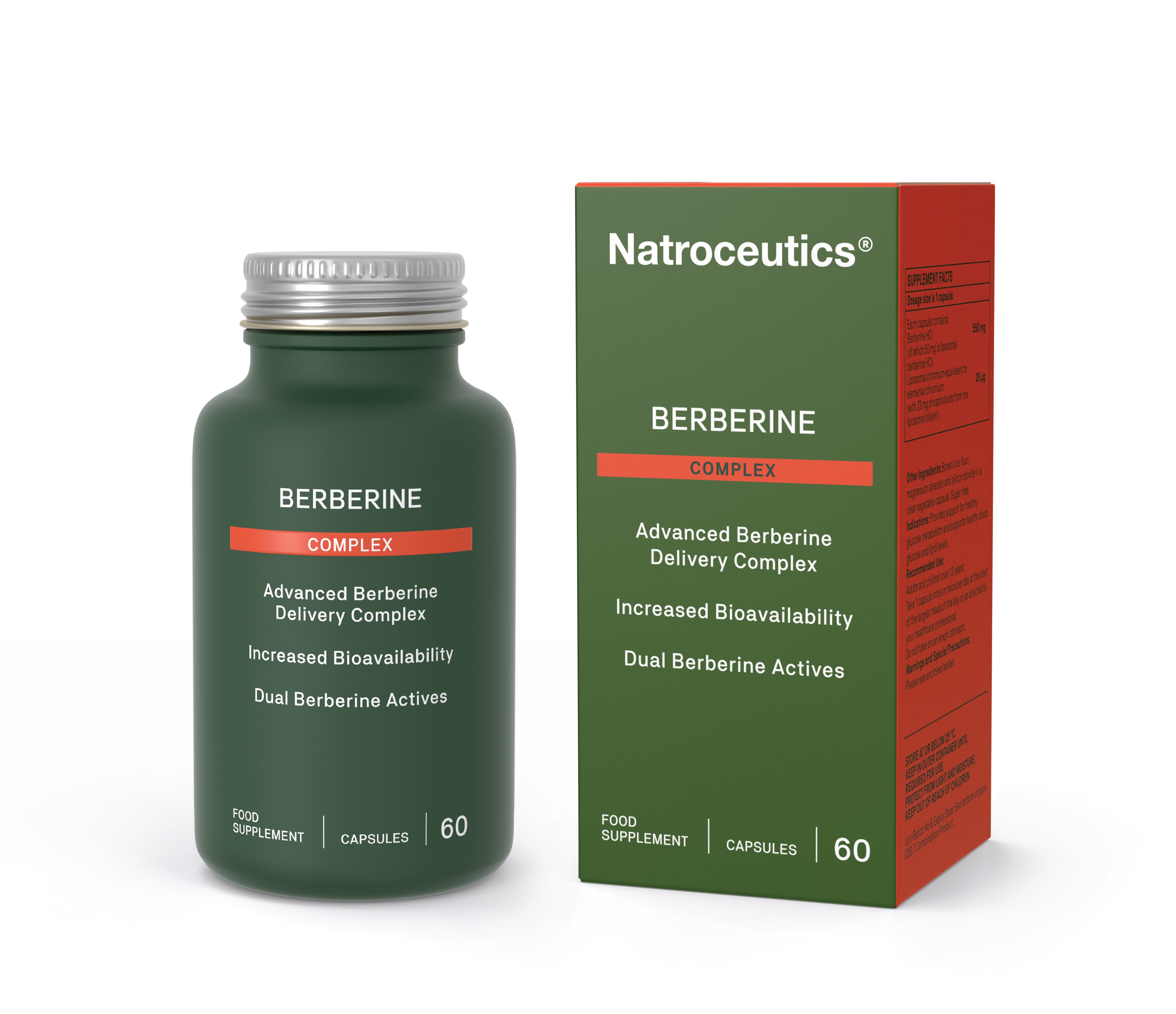 Natroceutics Berberine Complex 60 Capsules 